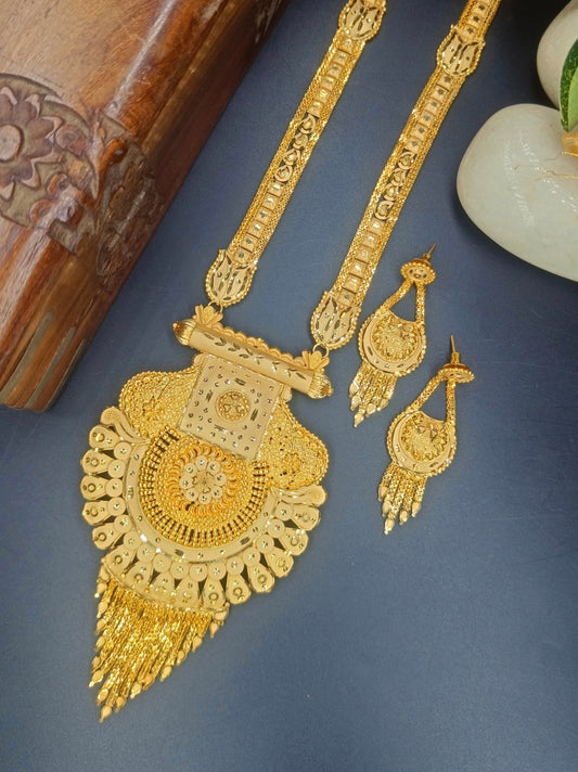 1GM GOLD RANI HAR NECKLACE SET