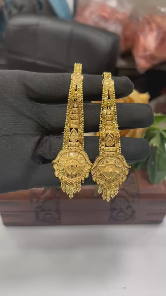 1GM GOLD KANCHAIN EARRING'S