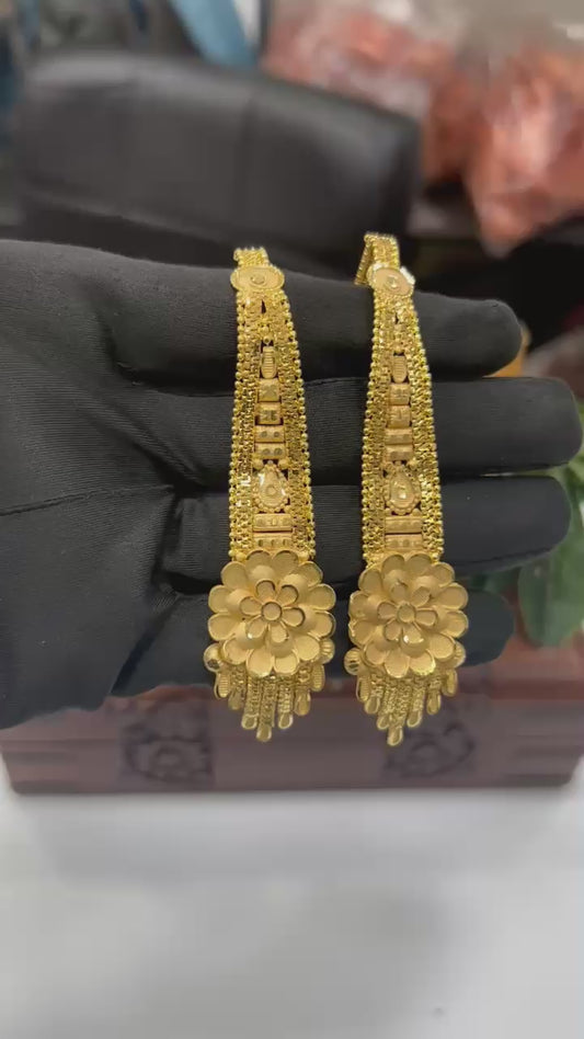 1GM GOLD KANCHAIN EARRING'S