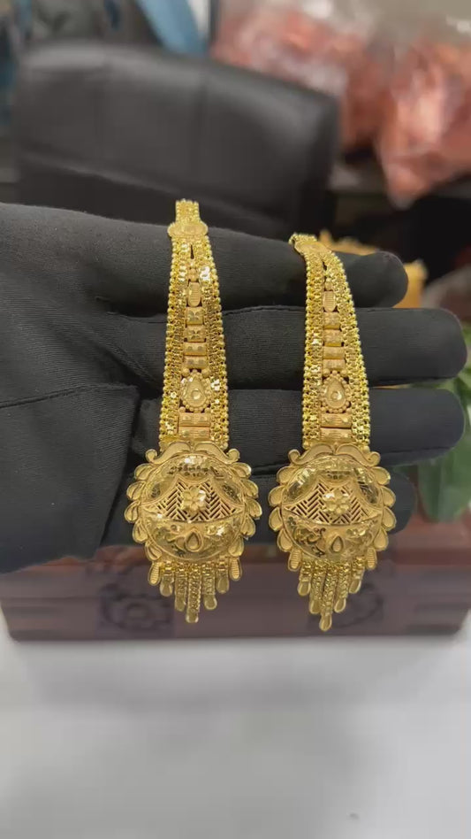 1GM GOLD KANCHAIN EARRING'S