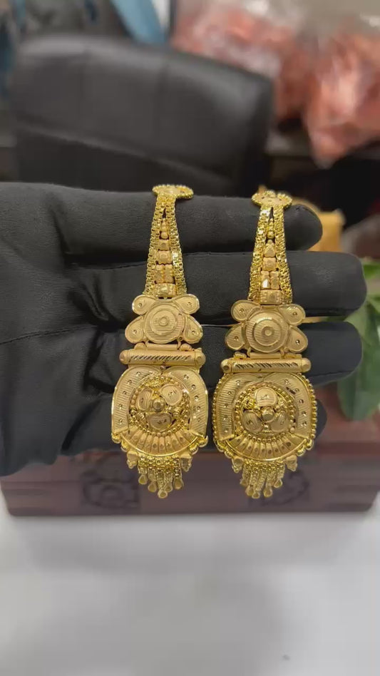 1GM GOLD KANCHAIN EARRING'S